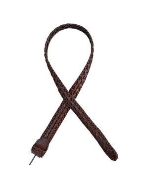 Northern Reflections Braided Leather Belt - Brown